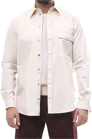 Dolce & Gabbana Koszule, Mężczyzna, Beżowy, L, Beżowa Męska Koszula Stylowa W0802