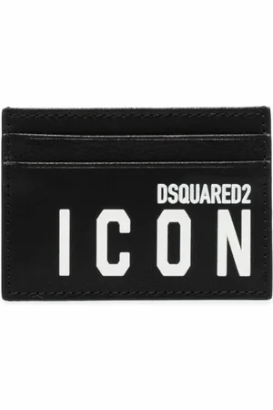 Dsquared2 Akcesoria, Mężczyzna, Czarny, ONE SIZE, Uchwyt na karty Icon