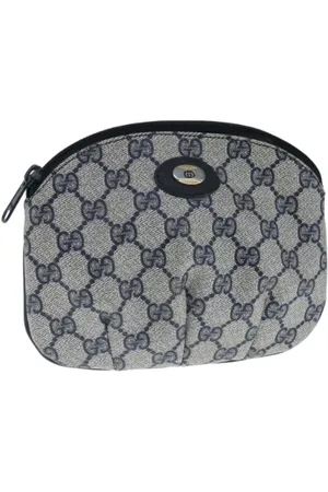 Gucci Pre-owned, Kobieta, Niebieski, ONE SIZE, Skóra, Pre-owned Leather pouches