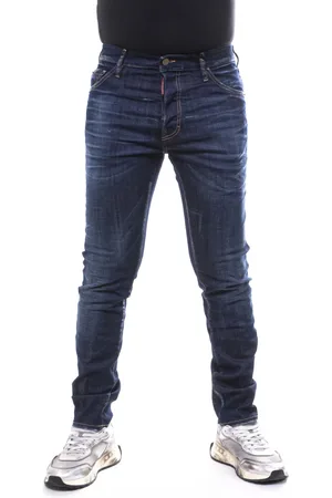 Dsquared2 Jeansy, Mężczyzna, Niebieski, 2XL, Granatowe Spodnie Męskie