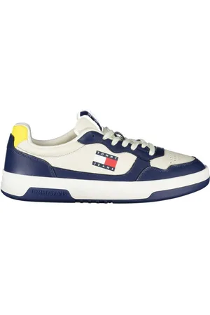 Tommy Hilfiger Buty, Mężczyzna, Niebieski, 43 EU, Len, Niebieskie Buty Męskie z Polietylenu