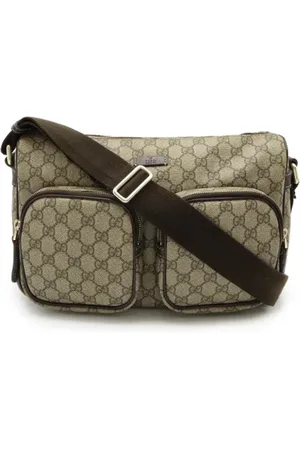 Gucci Pre-owned, Kobieta, brązowy, ONE SIZE, Pre-owned Canvas gucci-bags