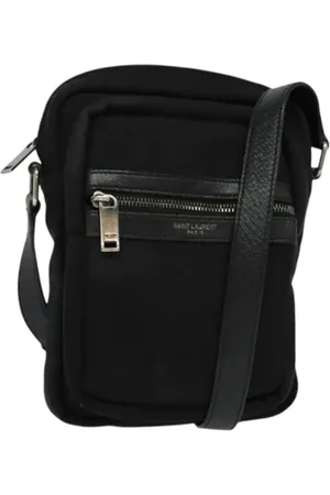 Saint Laurent Pre-owned, Kobieta, Czarny, ONE SIZE, Pre-owned Canvas shoulder-bags