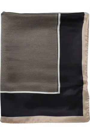 Saint Laurent Akcesoria, Mężczyzna, Niebieski, ONE SIZE, Elegant Navy Neck Scarf