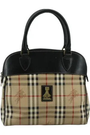 Burberry Pre-owned, Kobieta, Beżowy, ONE SIZE, Pre-owned Canvas handbags