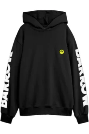BARROW Bluzy, Mężczyzna, Czarny, M, Czarny Sweter z Uśmiechem z Bawełny