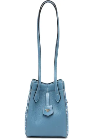 Fendi Torebki, Kobieta, Niebieski, ONE SIZE, Niebieska torba Origami Shopper