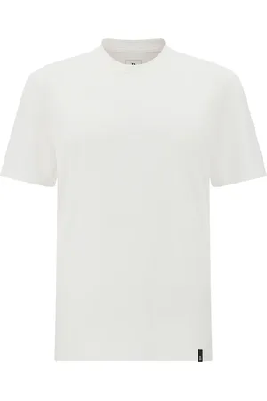 Boggi Milano Koszulki, Mężczyzna, Biały, XL, Spandex, Koszulka z elastycznego bawełny Supima