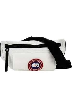 Canada Goose Torebki, Mężczyzna, Biały, ONE SIZE, Nylon, Regulowany Pas na Mężczyzn