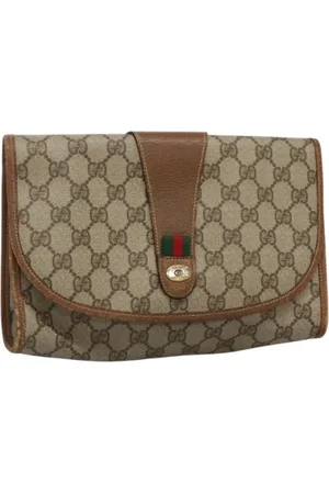 Gucci Pre-owned, Kobieta, Beżowy, ONE SIZE, Skóra, Pre-owned Leather clutches
