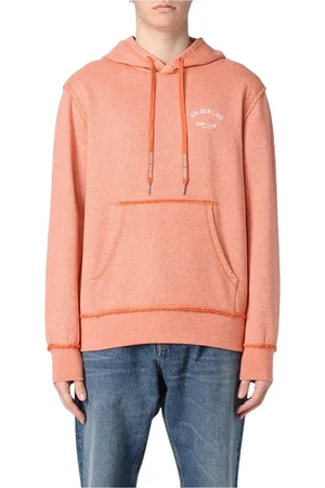 Golden Goose Bluzy, Mężczyzna, Pomarańczowy, M, Pomarańczowy Bluza z Kapturem Stylowy Mężczyzna