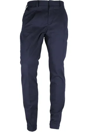 Made in italia Spodnie, Mężczyzna, Niebieski, 2XL, Niebieskie Wełniane Spodnie Męskie