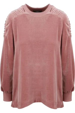 Alberta Ferretti Bluzy, Kobieta, Różowy, M, Bluza dresowa