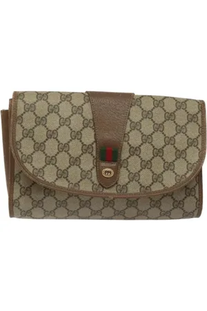 Gucci Pre-owned, Kobieta, Beżowy, ONE SIZE, Skóra, Pre-owned Leather clutches