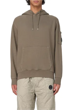 C.P. Company Bluzy, Mężczyzna, Beżowy, M, Hoodie Pullover Activewear