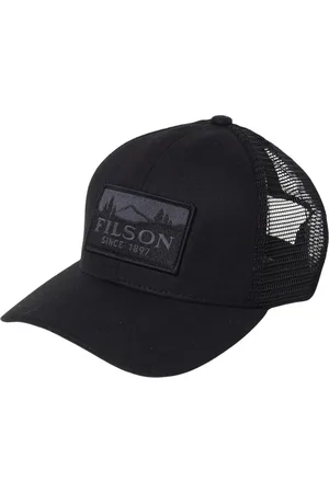 Filson Akcesoria, Mężczyzna, Czarny, ONE SIZE, Czarna Czapka Truck Cap Stylowy Dodatek