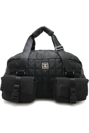 CHANEL Pre-owned, Kobieta, Czarny, ONE SIZE, Nylon, Pre-owned Canvas travel-bags