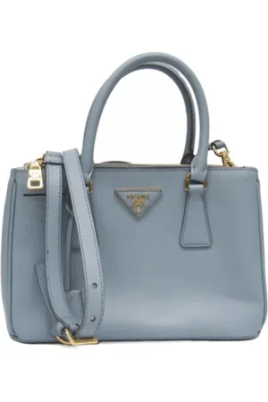 Prada Pre-owned, Kobieta, Niebieski, ONE SIZE, Skóra, Pre-owned Leather prada-bags
