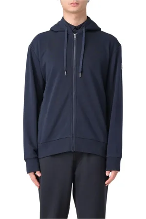 Colmar Bluzy, Mężczyzna, Niebieski, M, Czarny Zip Up Hoodie Activewear