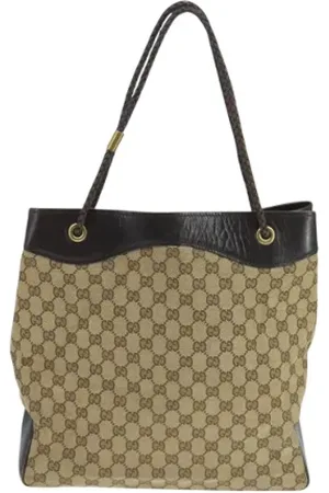 Gucci Pre-owned, Kobieta, Beżowy, ONE SIZE, Pre-owned Canvas gucci-bags