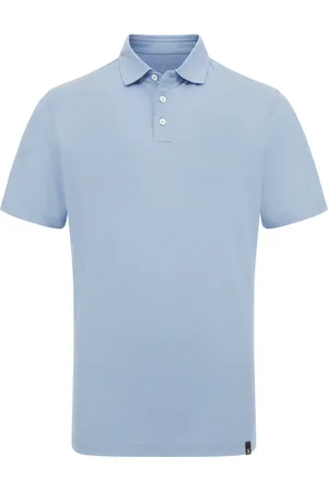Boggi Milano Koszulki, Mężczyzna, Niebieski, XL, Bawełniana Koszulka Polo z Krepu z Dżerseju