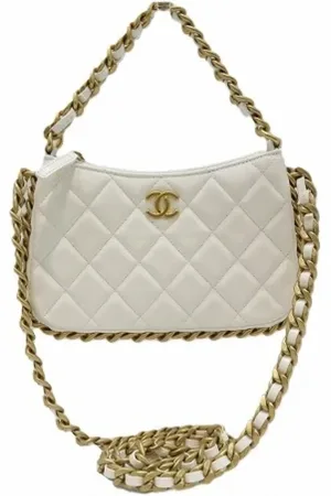 CHANEL Pre-owned, Kobieta, Biały, ONE SIZE, Skóra, Pre-owned skórzane torby na ramię