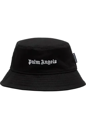Palm Angels Akcesoria, unisex, Czarny, M, Czarna Off Bucket Hat