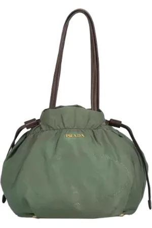 Prada Pre-owned, Kobieta, Zielony, ONE SIZE, Pre-owned Fabric totes