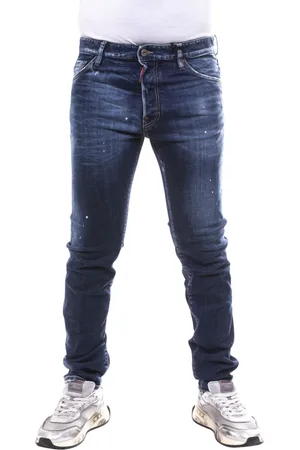 Dsquared2 Jeansy, Mężczyzna, Niebieski, M, Granatowe Spodnie Męskie