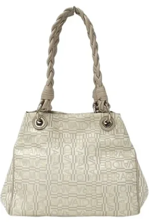 Salvatore Ferragamo Pre-owned, Kobieta, Biały, ONE SIZE, Pre-owned Canvas handbags