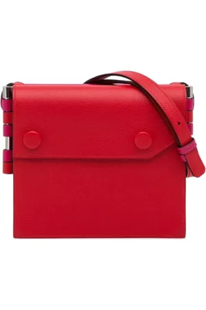 Hermès Pre-owned, Kobieta, Czerwony, ONE SIZE, Skóra, Pre-owned Leather crossbody-bags