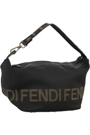 Fendi Pre-owned, Kobieta, Czarny, ONE SIZE, Pre-owned Canvas handbags