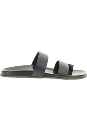 The Row Buty, Kobieta, Czarny, 40 EU, Zamsz, Sandały z cholewką z ziarnistej skóry z ergonomiczną wkładką