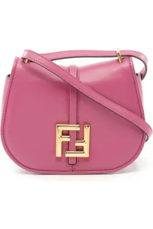 Fendi Pre-owned, Kobieta, Różowy, ONE SIZE, Skóra, Pre-owned Leather crossbody-bags