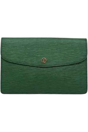 LOUIS VUITTON Pre-owned, Kobieta, Zielony, ONE SIZE, Skóra, Pre-owned Leather clutches