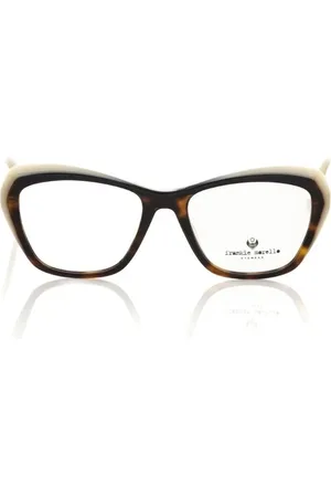FRANKIE MORELLO Akcesoria, Kobieta, Beżowy, ONE SIZE, Okulary Cat Eye z wzorem żółwia