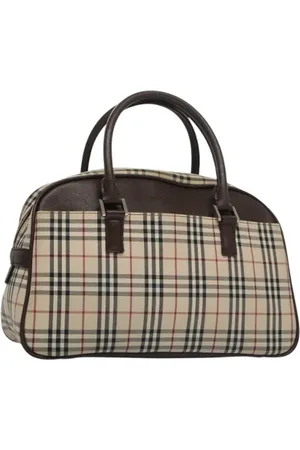 Burberry Pre-owned, Kobieta, Beżowy, ONE SIZE, Skóra, Pre-owned Canvas handbags