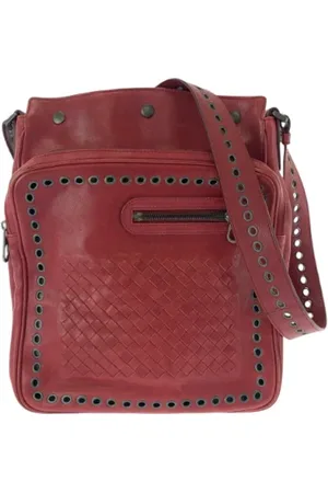 Bottega Veneta Pre-owned, Kobieta, Czerwony, ONE SIZE, Skóra, Pre-owned Leather crossbody-bags