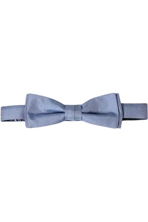 HUGO BOSS Akcesoria, Mężczyzna, Niebieski, ONE SIZE, Niebieski Motylkowy z Teksturą