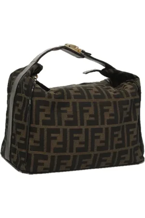 Fendi Pre-owned, Kobieta, brązowy, ONE SIZE, Pre-owned Canvas handbags