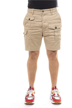 Dsquared2 Szorty, Mężczyzna, Beżowy, XL, Beżowe Szorty Męskie