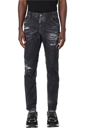 Dsquared2 Jeansy, Mężczyzna, Czarny, L, Cool Guy Spodnie Jeansy Czarne