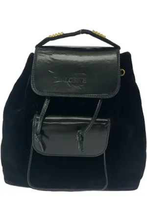 Loewe Pre-owned, Kobieta, Czarny, ONE SIZE, Skóra, Pre-owned Leather backpacks