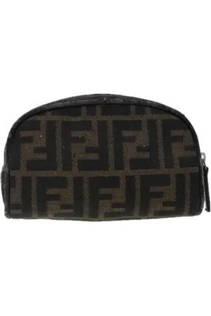 Fendi Pre-owned, Kobieta, brązowy, ONE SIZE, Pre-owned Canvas pouches