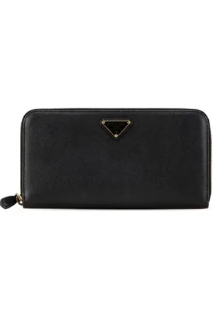 Prada Pre-owned, Kobieta, Czarny, ONE SIZE, Skóra, Pre-owned skórzane portfele