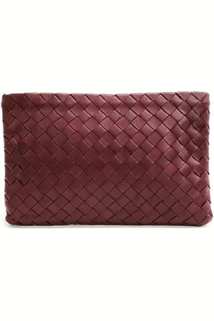 Bottega Veneta Pre-owned, Kobieta, Czerwony, ONE SIZE, Pre-owned Leather clutches