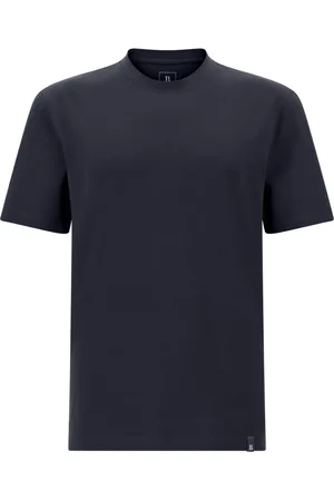 Boggi Milano Koszulki, Mężczyzna, Niebieski, XL, Spandex, T-shirt z elastycznego bawełny Supima
