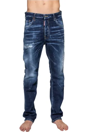 Dsquared2 Jeansy, Mężczyzna, Niebieski, M, Granatowe męskie spodnie