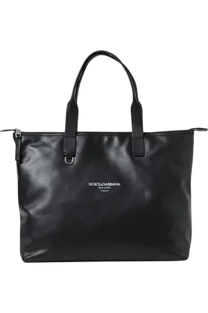 Dolce & Gabbana Torebki, Mężczyzna, Czarny, ONE SIZE, Stylowa Czarna Torba Torebka Skórzana