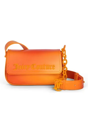 Juicy Couture Torebki, Kobieta, Pomarańczowy, ONE SIZE, Jasminowa Torba z Klapą PU Pomarańczowa
